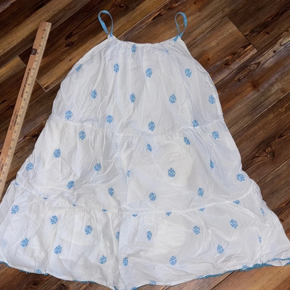 Johnnie b Charming Blue and White Girls Dress Sz15-16Y